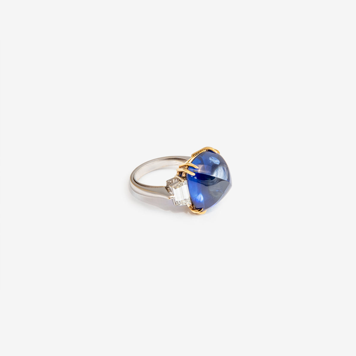 ANELLO CON ZAFFIRO SUGAR-LOAF