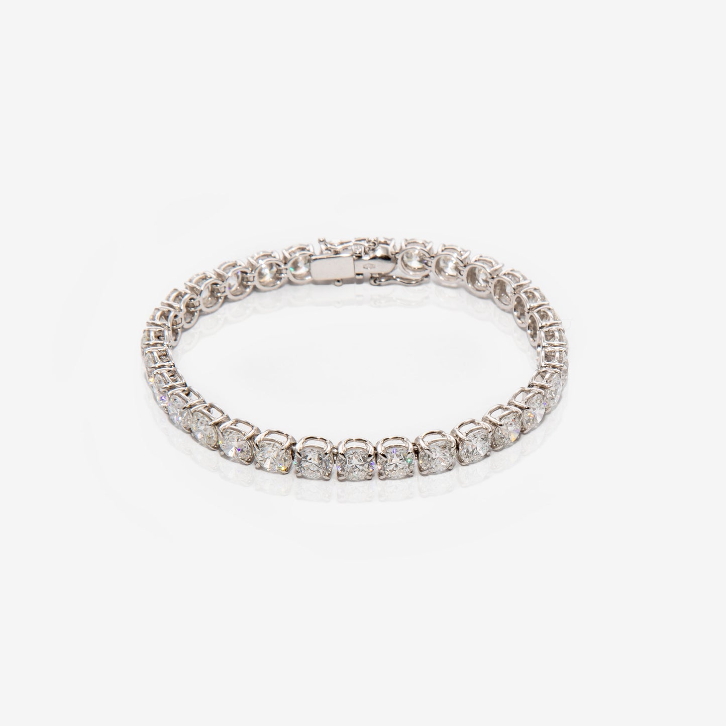 Bracciale Tennis di diamanti tondi
