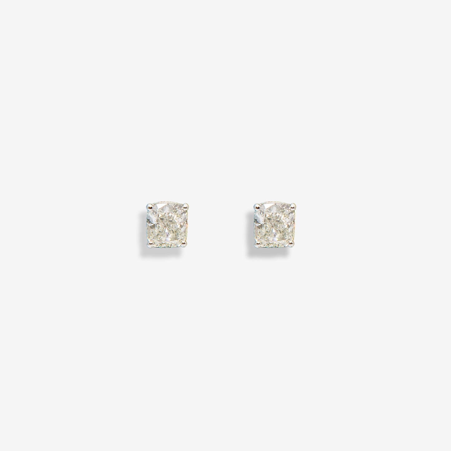 Orecchini di diamanti taglio Princess