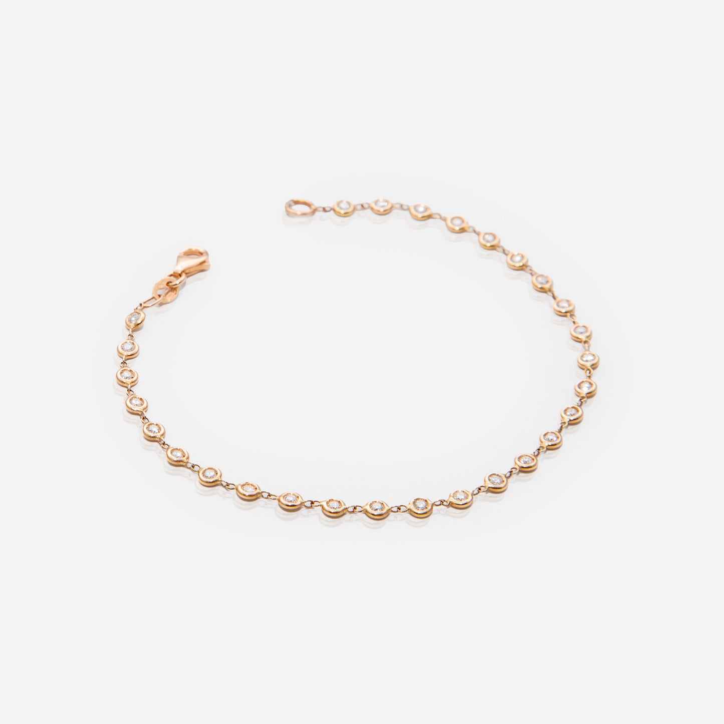 BRACCIALE IN ORO ROSA E DIAMANTI
