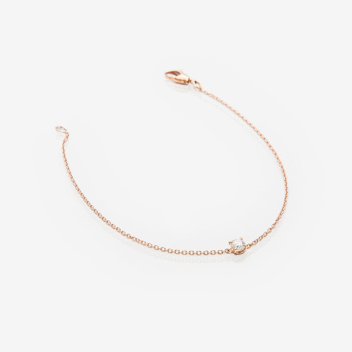 BRACCIALE IN ORO CON DIAMANTE ROTONDO