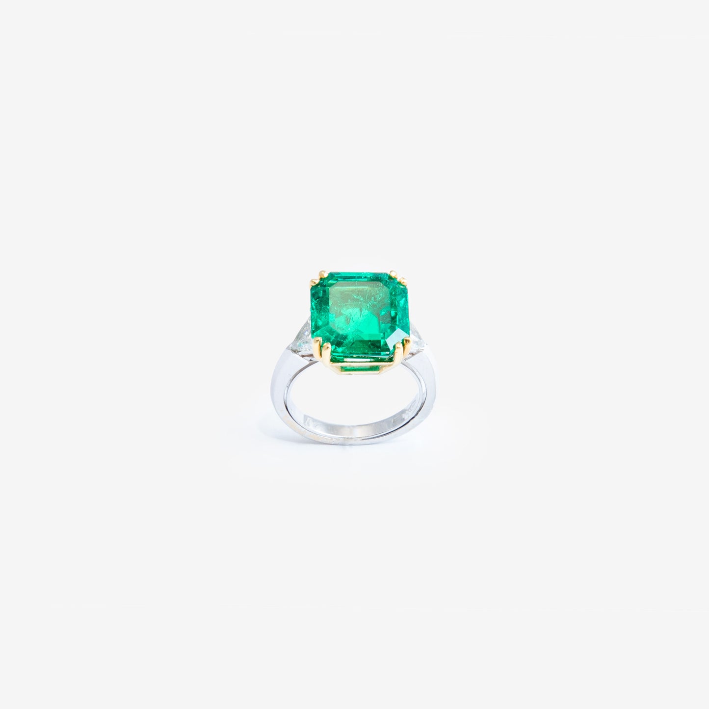 ANELLO CON SMERALDO QUADRATO