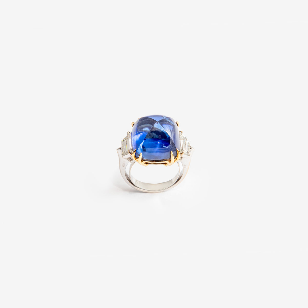 ANELLO CON ZAFFIRO SUGAR-LOAF
