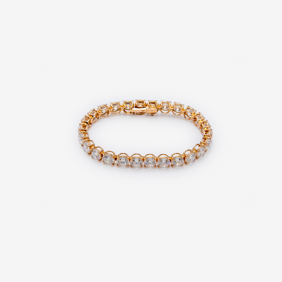 BRACCIALE TENNIS IN ORO ROSA