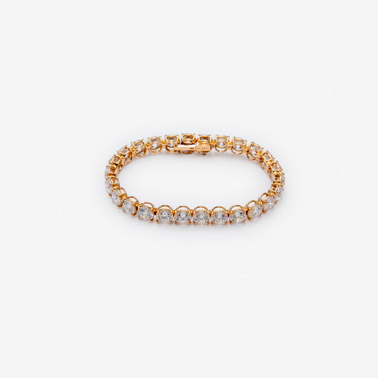 BRACCIALE TENNIS IN ORO ROSA