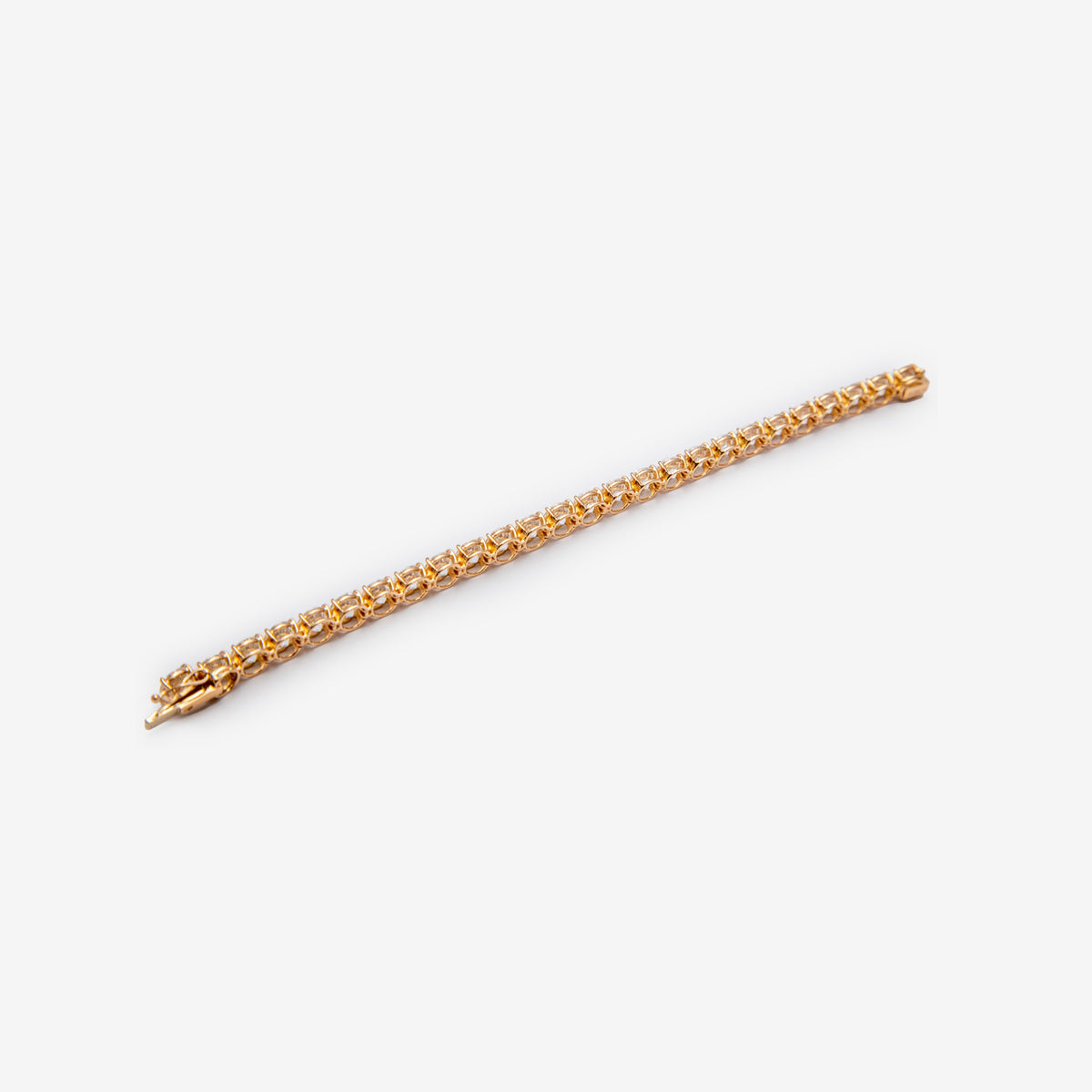 BRACCIALE TENNIS IN ORO ROSA
