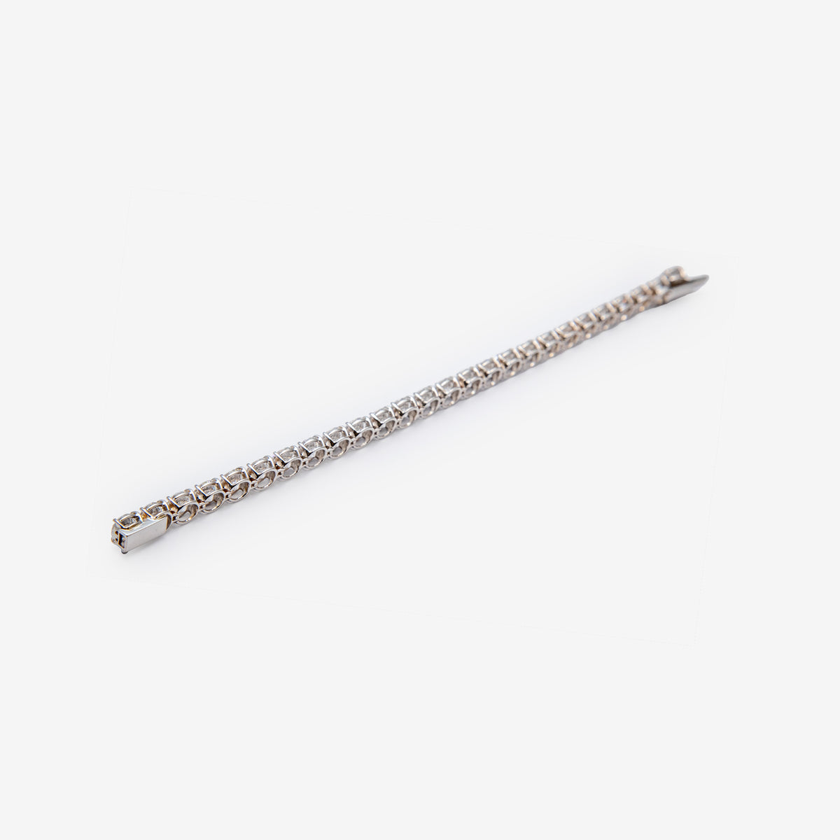 BRACCIALE TENNIS IN ORO BIANCO