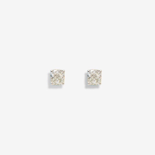 Orecchini di diamanti taglio Princess